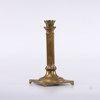 Ljusstake, gustaviansk, mässing, höjd 24 cm