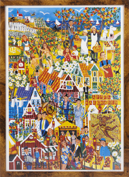 Gunilla Mann, inramat tryck, 54x74 cm