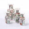 Vaser, 4 st, Kina, högsta 32 cm