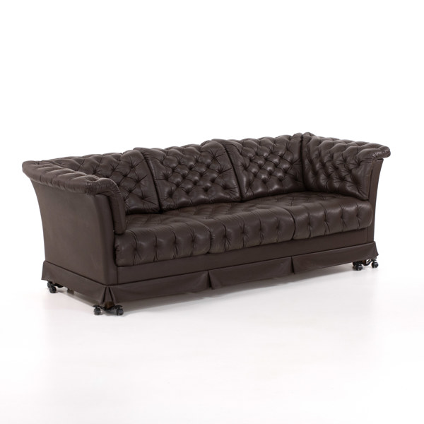 Soffa, "Oxford", skinn, Dux, bredd 200 cm