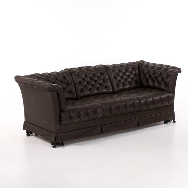 Soffa, "Oxford", skinn, Dux, bredd 200 cm
