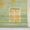 Skolkarta, Sverige, 60-tal, 135x180 cm