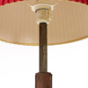 Golvlampa, Böhlmarks, mässing och läder, höjd 156 cm