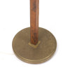 Golvlampa, Böhlmarks, mässing och läder, höjd 156 cm