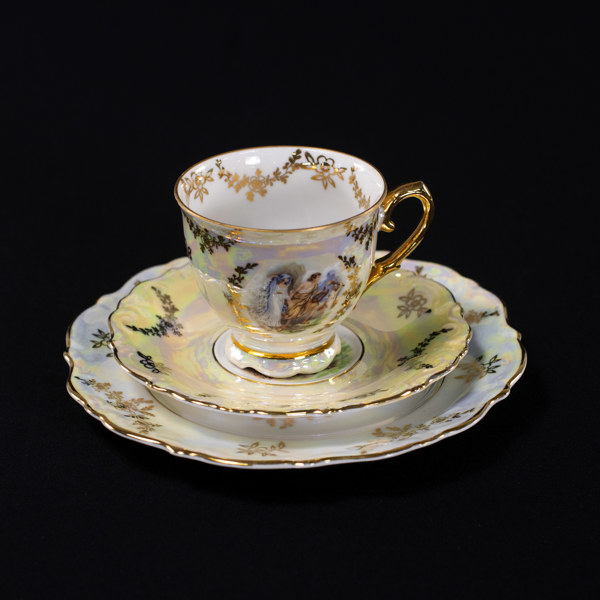 Kafferservis, 43 delar, Kron Porcelan, Copenhagen