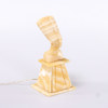 Bordslampa, alabaster, egyptiskt motiv, höjd 29 cm