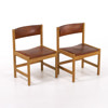 Börge Mogensen, stolar, 6 st, "575", ek, Karl Andersson & Söner