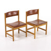 Börge Mogensen, stolar, 6 st, "575", ek, Karl Andersson & Söner