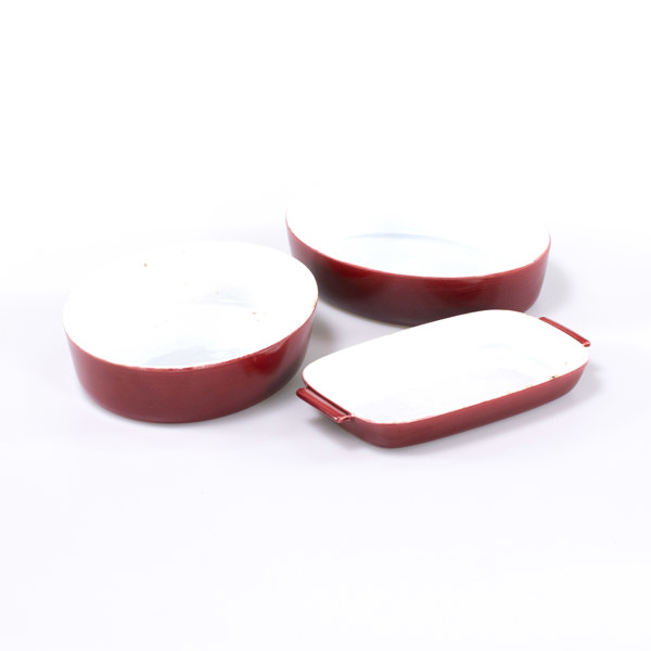 Gunnar Nylund, ugnsformar, 3 st, "Gratina", Rörstrand