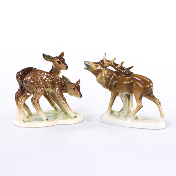 Figuriner, 2 st, Tyskland, högsta 14 cm