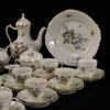 Kaffeservis, 45 delar, "Sachsisk Blomst", Royal Copenhagen