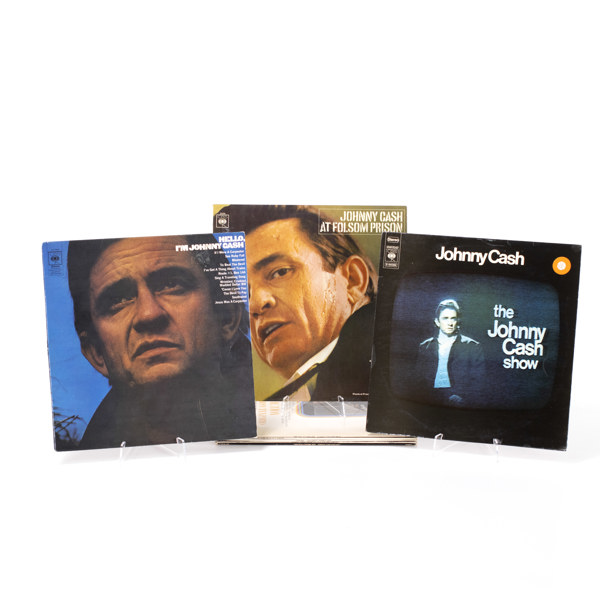 Vinylskivor, 8 st, Johnny Cash