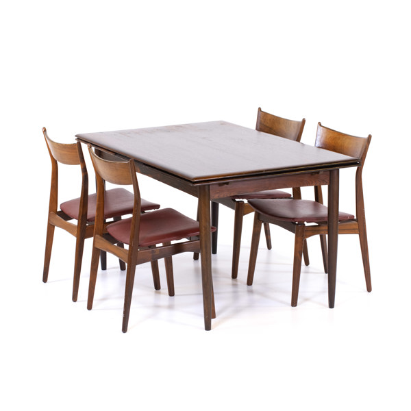 Matmöbel, 5 delar, jakaranda, HP Hansen, Danmark