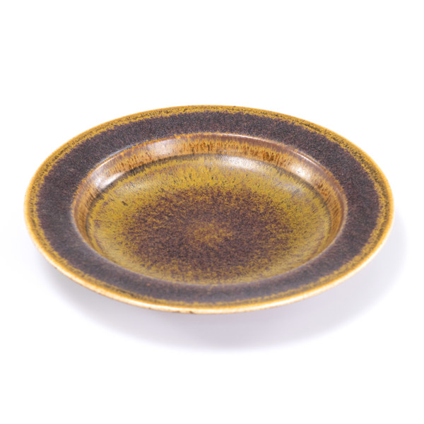 Ovar Nilsson, skålfat, stengods, signerad, Krukmakaren, Ø 28,5 cm