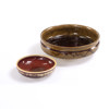 Henning Nilsson, skålar, 2 st, största diameter 24 cm
