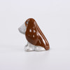 Lisa Larson, figurin, "Basset", Åhlens Stengods, höjd 9 cm