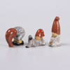 Lisa Larson, figuriner, 3 st, "Nissar", K-Studion, signerade, höjd 10,5 cm och mindre