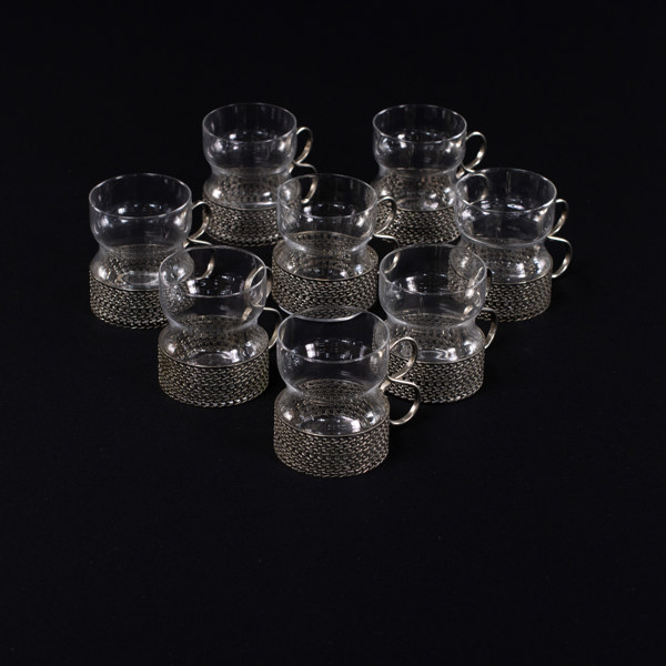 Timo Sarpaneva, Irish Coffee-glas, 8 st, "Tsaikka", Iittala