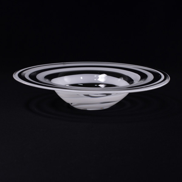 Skål, glas, diameter 36,5 cm