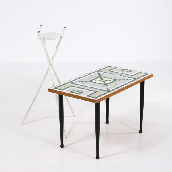 Mosaikbord, piedestal