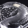 Fat, kristall, dekor med fisk, Lalique