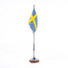 Bordsflagga, märkt Ericsson, höjd 67 cm