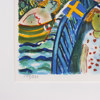Sven Lidberg, litografi, signerad, numrerad 124/280, 43 x 53 cm