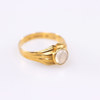 Ring med sten, 18k guld, storlek 17, vikt 1,8 gram