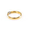 Ring, 18k guld, med diamanter, storlek 17,25, vikt 4,2 gram