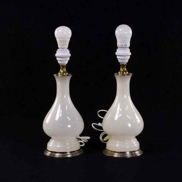 Bordslampor, ett par, Murano, Italien