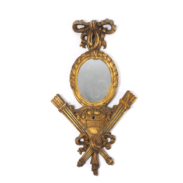Spegel, 1800-tal, höjd 60 cm