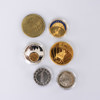 Samlarmynt, 6 st, bl a Skandinaviskt Myntkontor