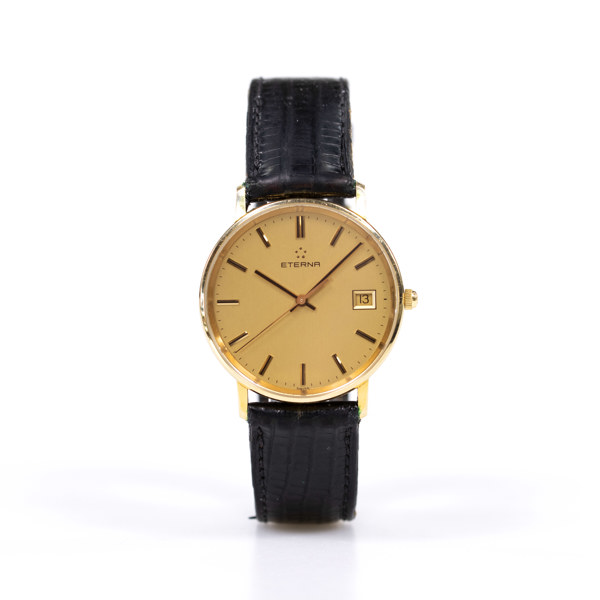 Eterna, 33,5 mm, quartz, 18k guld