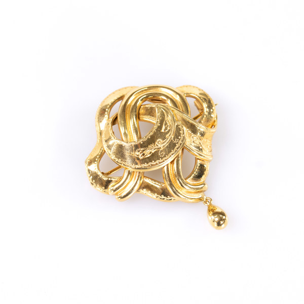 Brosch, 18k guld, vikt 6,8 gram