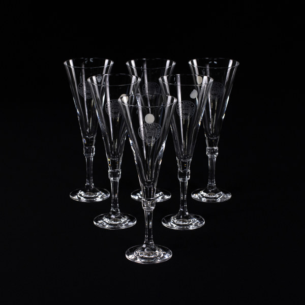 Champagneglas, 6 st, "Lund Tusen År", Zwiesel Glas