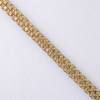 Halsband, x-länk, 18k guld, längd 43,5 cm, vikt 24,2 gram