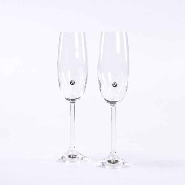 Champagneglas, ett par, "BMW", Thomas, Rosenthal Group, höjd 23,5 cm