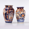 Vaser, fat, Imari, 3 delar, höjd 27 cm och mindre