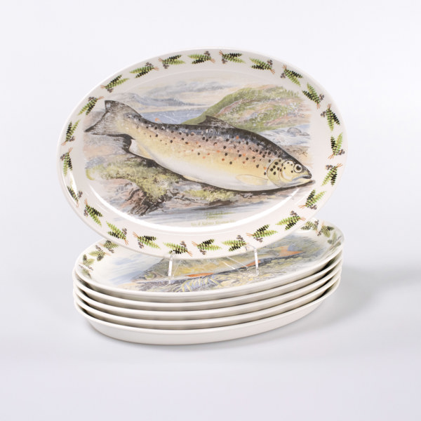 Fat, 6 st, "The compleat angler British fishes", Portmeirion