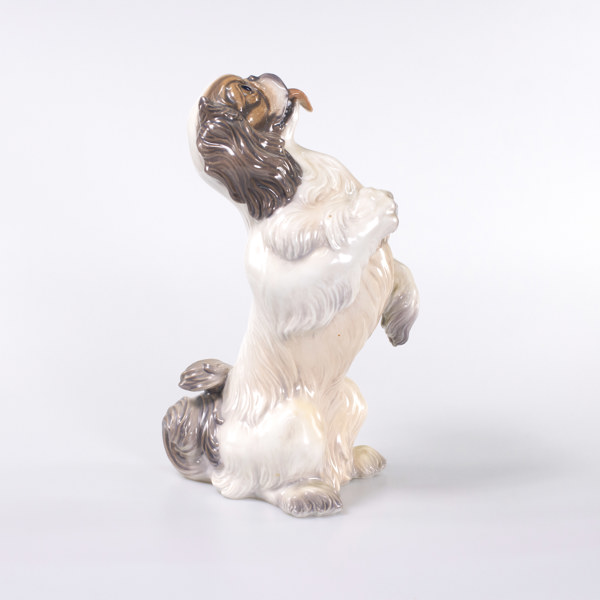 Figurin, pekingese, 1169, Dahl Jensen, höjd 38 cm