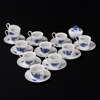 Kaffeservis, 22 delar, "Blå Blomst", Royal Copenhagen