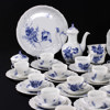 Kaffeservis, 45 delar, "Blå Blomst", Royal Copenhagen