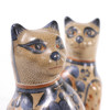 Katter, 2 st, keramik, Mexico, Illums Bolighus, höjd 38 cm