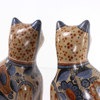 Katter, 2 st, keramik, Mexico, Illums Bolighus, höjd 38 cm