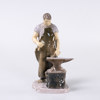 Axel Locher, figurin, smed, modell 2225, B&G, höjd 28,5 cm