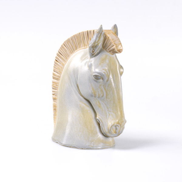 Lladro, figurin, hästhuvud, höjd 24 cm