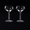 Lena Bergström, champagneglas, ett par, "Carat", Orrefors