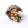 Figurin, pojke med paraply, Hummel, Goebel, höjd 20 cm