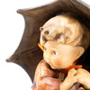 Figurin, pojke med paraply, Hummel, Goebel, höjd 20 cm