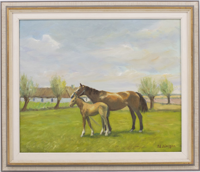 John Erik Jönsson, olja på duk, 56x47 cm